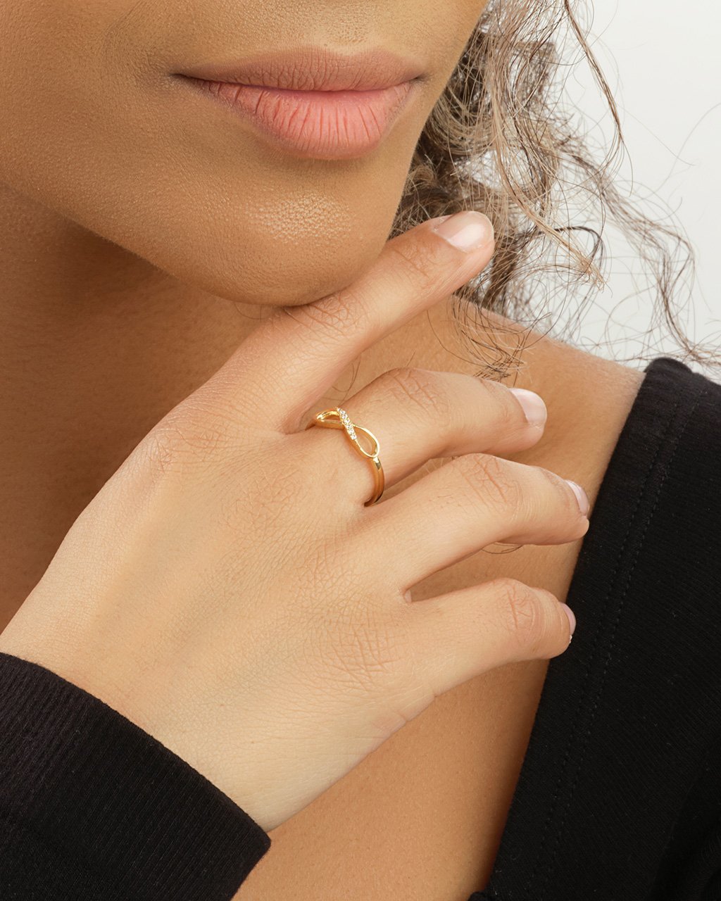 Automic Gold Infinity Ring | Minimal Sustainable Fine Jewelry